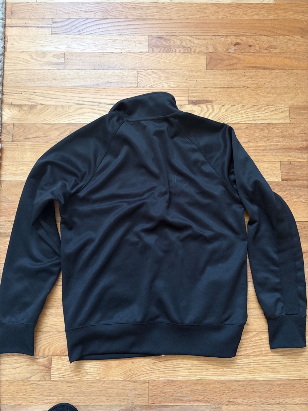 nike black/black full zip track jacket mens medium - Picture 5 of 5